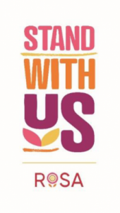 logo for Rosa Stand with Us fund